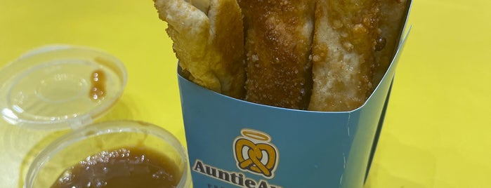 Auntie Anne's is one of #sweetytoothy.