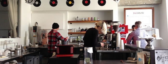 Elite Audio Coffee Bar is one of SF Winter.