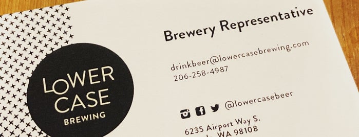 Lowercase Brewing is one of Seattle to do list.