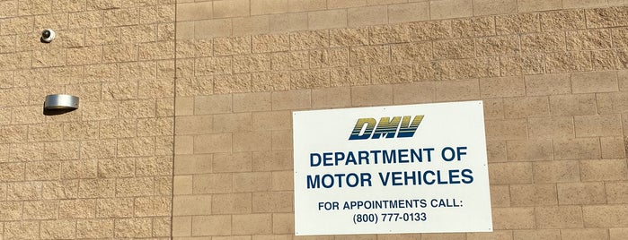 Department of Motor Vehicles is one of LA things.