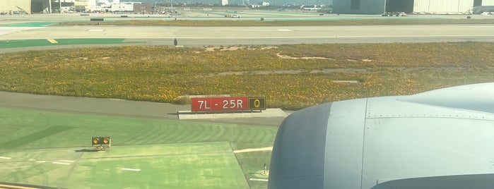 Runway 7L - 25R is one of Los Angeles CA.