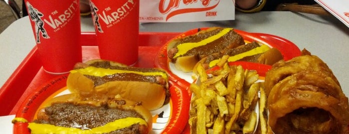The Varsity is one of Atlanta's Most Mouthwatering Burgers.