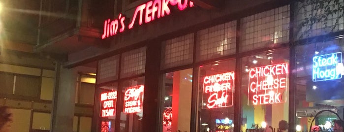Jim's Steakout is one of Top Places to Nosh on some Late Night Grub.