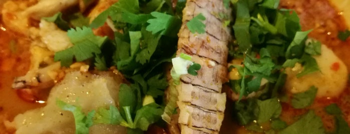 Mantis Shrimp Noodle is one of Thailand Favorites.