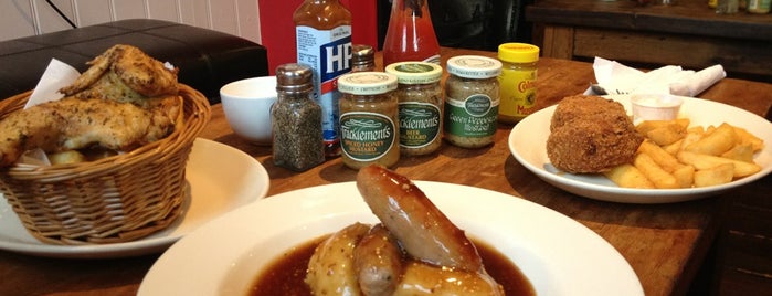 Sausage & Mash is one of East End.