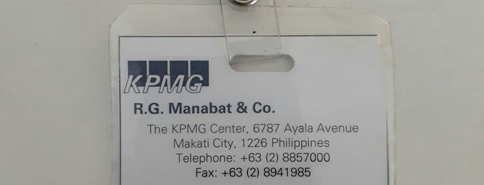 KPMG Center is one of Makati CBD.
