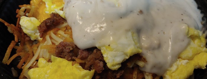 Waffle House is one of The 13 Best Places for Sausage Gravy in Raleigh.