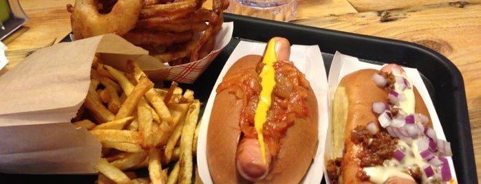 Bark Hot Dogs is one of The Best Places to Go Before the Barclays Center.