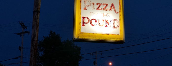 Pizza by the Pound is one of Visited.