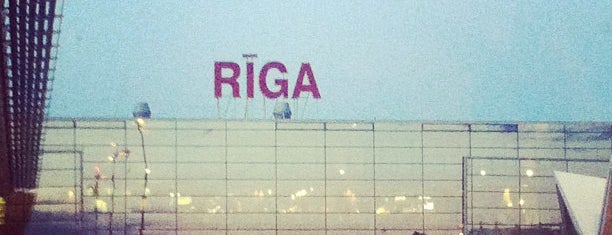 Riga International Airport (RIX) is one of Аэропорты / Вокзалы / Города.