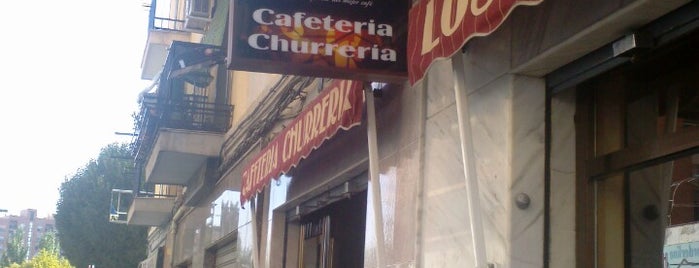 cafeteria churreria los canarios is one of mis sitios.