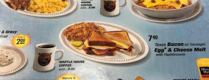 Waffle House is one of dianeさんのお気に入りスポット.