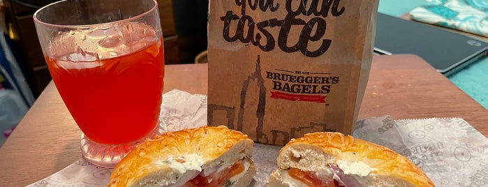 Bruegger's is one of tally.