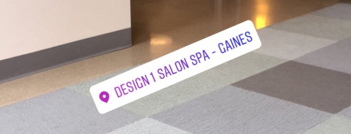 Design 1 Salon Spa is one of Orte, die Aundrea gefallen.