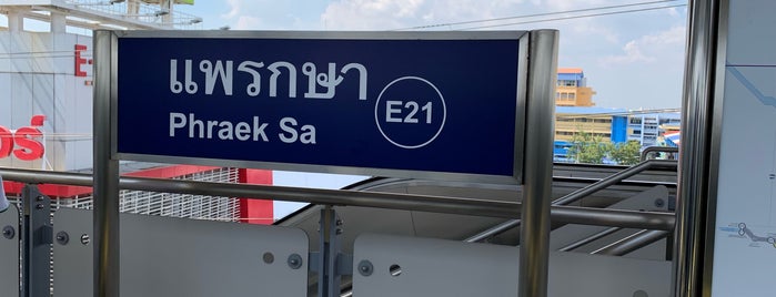 BTS Phraek Sa (E21) is one of Day Trip -Thonburi 2021.