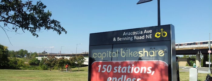 Capital Bikeshare - Anacostia Ave & Benning Rd NE / River Terrace is one of CaBi.