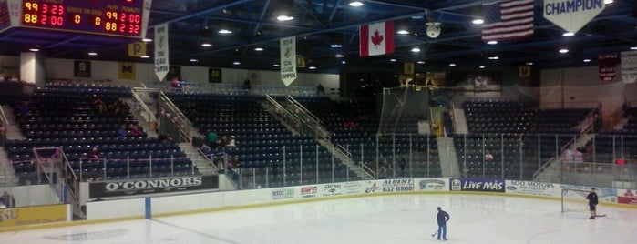 Taffy Abel Arena is one of College Hockey Rinks.