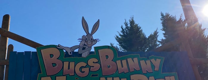 Bugs Bunny National Park is one of SIX FLAGS GREAT ADVENTURE.