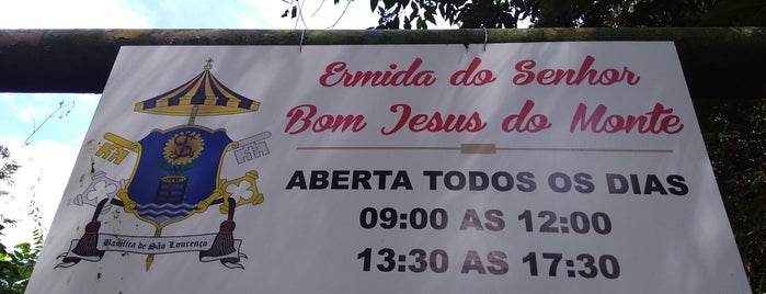 Ermida Senhor Bom Jesus do Monte is one of São Lourenço, MG, Brasil.