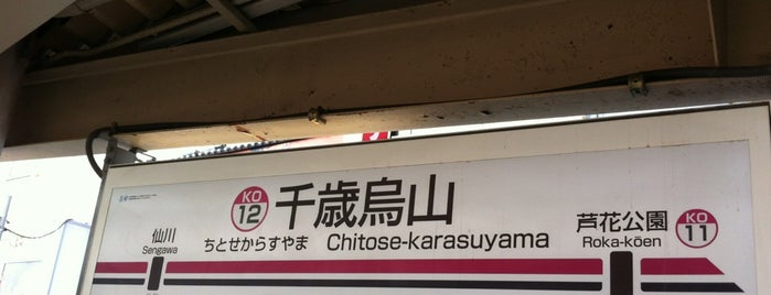 치토세카라스야마역 (KO12) is one of The stations I visited.