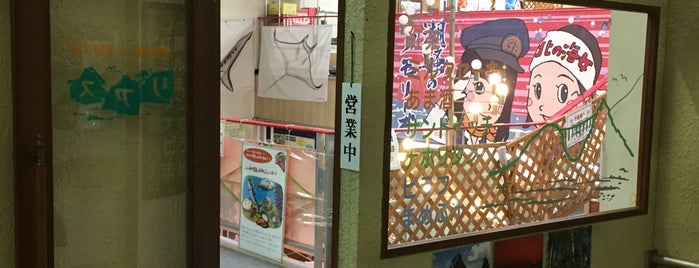もぐらんぴあまちなか水族館 is one of あまちゃん.