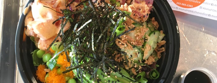 Aloha Poke is one of Tempat yang Disukai Heather.