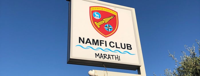 Namfi's Beach Club is one of สถานที่ที่ George ถูกใจ.