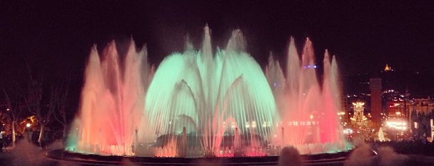 Magic Fountain of Montjuïc is one of BARCELONA.
