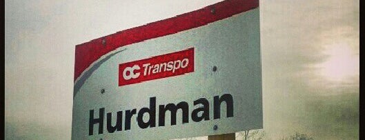 Hurdman Station is one of Ottawa Transitway.