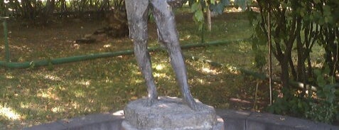 The seller of water is one of Yerevan Monuments, Sculptures.