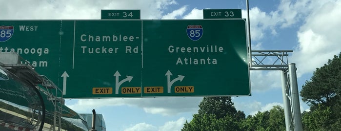 Interstate 285 at Exit 34 is one of Orte, die Chester gefallen.