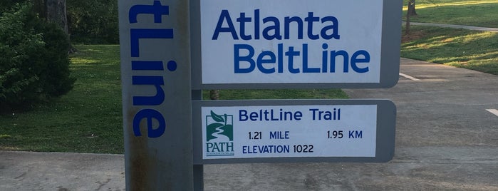 Atlanta BeltLine Corridor under Lucile Ave is one of Tempat yang Disukai Chester.