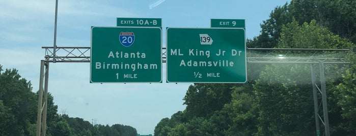 Interstate 285 at Exit 7 is one of places.