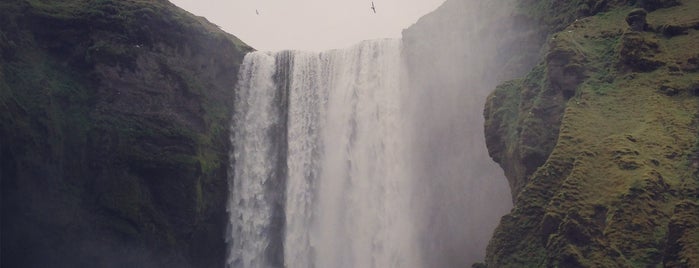 Skógafoss is one of Iceland.