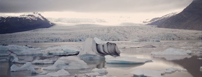 Fjallsárlón Glacier Lagoon is one of Iceland.