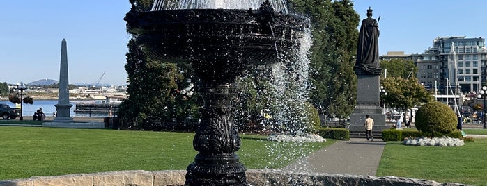 Victoria Centennial Fountain is one of 2020 10월 캐나다 밴쿠버아일랜드.