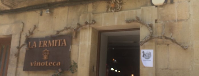 La Ermita - Vinoteca is one of España epicurious.