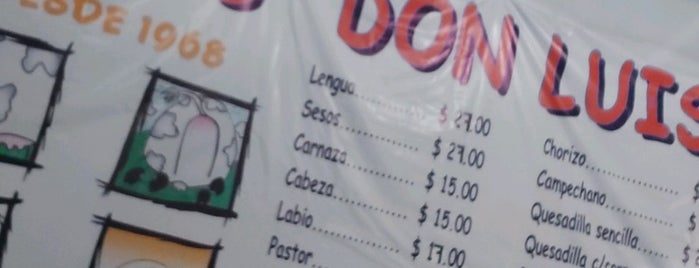 Tacos Don Luis is one of Gordimaratón.