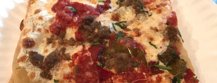 Corner Slice is one of The 15 Best Places for Pizza in Hell's Kitchen, New York.
