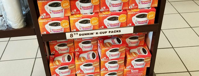 Dunkin' is one of places I've been.