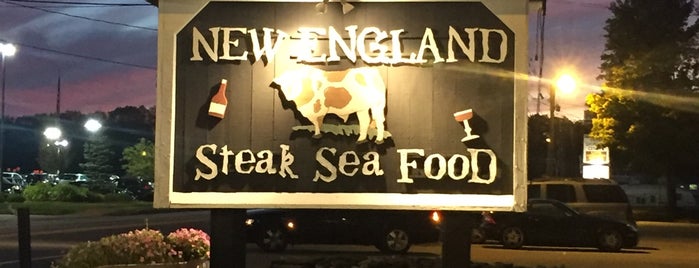 New England Steak & Seafood is one of Locais salvos de Neville.