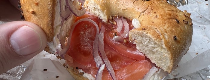 Bagel Talk is one of NYC's Upper West Side.