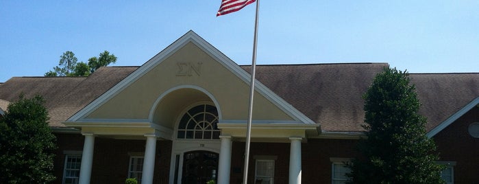 Sigma Nu is one of Sigma Nu Chapter Houses.