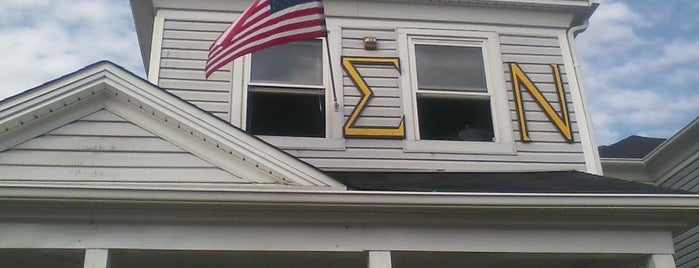 Sigma Nu is one of Sigma Nu Chapter Houses.