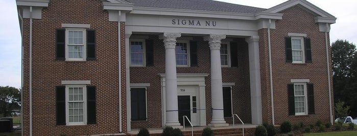 Sigma Nu is one of Sigma Nu Chapter Houses.