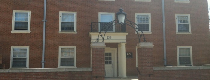 Sigma Nu is one of Sigma Nu Chapter Houses.