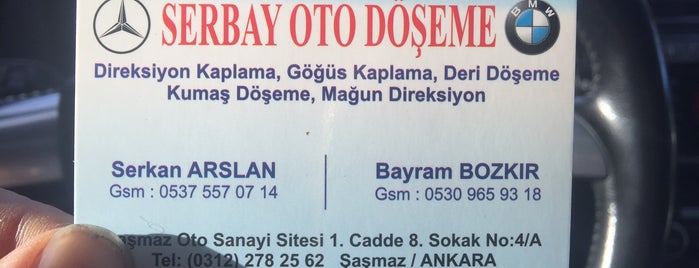 Serbay Oto Döşeme is one of Tempat yang Disimpan Metin.