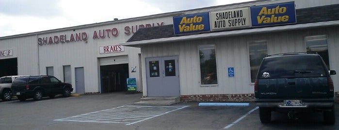 Shadeland Auto Supply is one of Places we go.