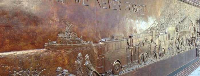 FDNY Memorial Wall is one of USA NYC MAN FiDi.