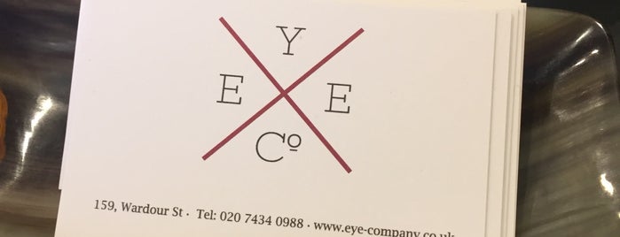 The Eye Company is one of london to do.